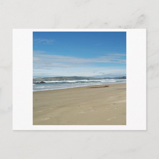 Grundstück am Strand Postkarte (Vorderseite)