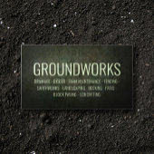 Grundstücke Landscaping Architekt Dunkelgrün Visitenkarte