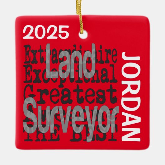 Grundstücksbefragung Außerordentlicher CUSTOM Keramikornament (Vorderseite)