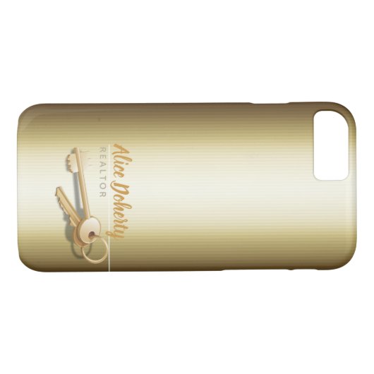 Grundstücksmakler-Schlüssel Case-Mate iPhone Hülle (Rückseite (Horizontal))