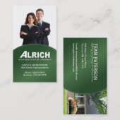 Grundstücksmakler-Visitenkarte Visitenkarte (Vorne/Hinten)