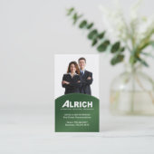 Grundstücksmakler-Visitenkarte Visitenkarte (Stehend Vorderseite)