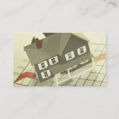 Grundstücksmakler-Visitenkarte Visitenkarte (Rückseite)