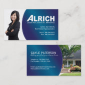 Grundstücksmakler-Visitenkarte Visitenkarte (Vorne/Hinten)