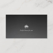 Grundstücksmakler-Visitenkarte Visitenkarte (Rückseite)