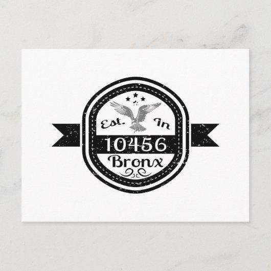 Gründung 10456 Bronx Postkarte (Vorderseite)