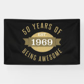 Gründung 1969 50. Geburtstag Banner (Horizontal)