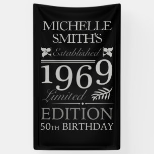 Gründung 1969 50. Geburtstag Banner