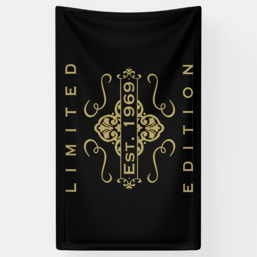 Gründung 1969 Geburtstag Banner (Vertikal)