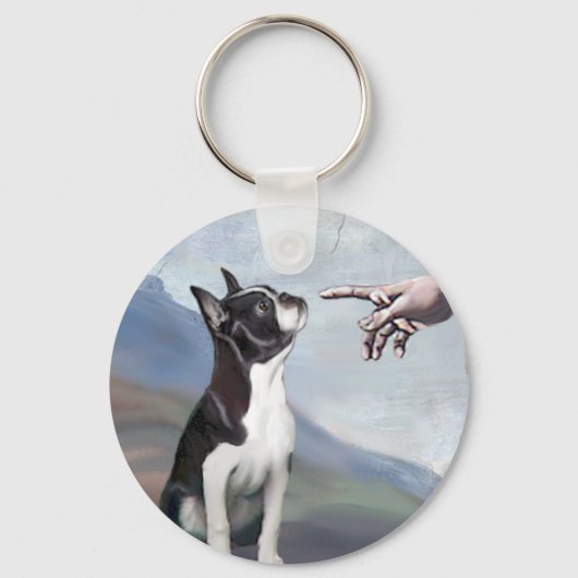 Gründung der Boston Terrier (#3) Schlüsselanhänger (Vorderseite)