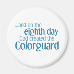 Gründung der "Colorguard Funny Marching Band" Magnet
