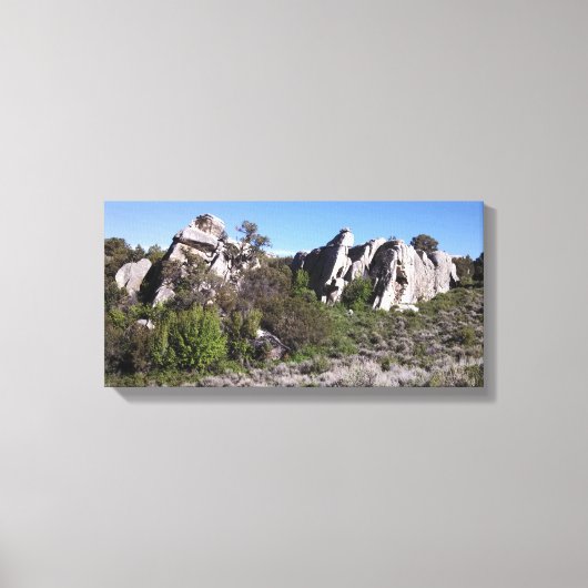 Gründung der National Reserve der Stadt Rocks Leinwanddruck (Vorderseite)