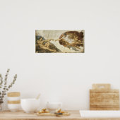 Gründung von Adam, 1510, Michelangelo Poster (Küche)