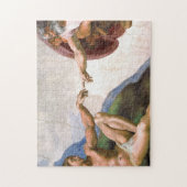 Gründung von Adam durch Michelangelo Puzzle (Vertikal)