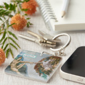 Gründung von Adam durch Michelangelo Schlüsselanhänger (Vorderseite rechts)