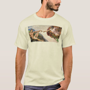 Gründung von Adam durch Michelangelo T-Shirt