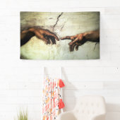 Gründung von Adam - Hands Michelangelo 1475 - 1564 Banner (Insitu)