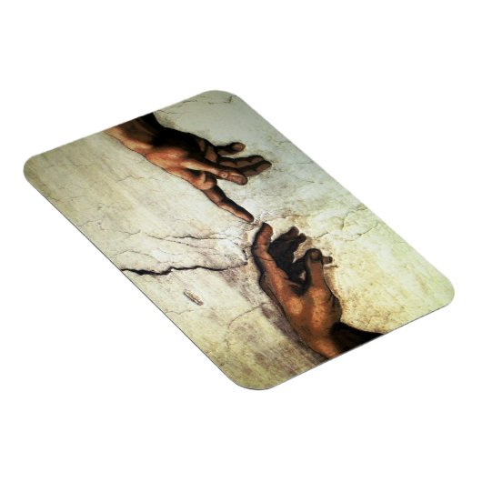 Gründung von Adam - Hands Michelangelo 1475 - 1564 Magnet (Rechte Seite)