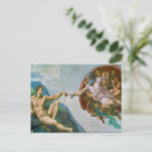 Gründung von Adam - Michelangelo 1475 - 1564 Postkarte (Stehend Vorderseite)