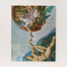 Gründung von Adam - Michelangelo 1475 - 1564 Puzzle