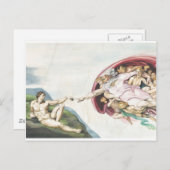 Gründung von Adam Postkarte (Vorne/Hinten)