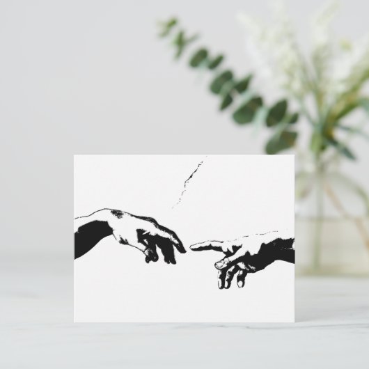 Gründung von Adam Postkarte (Stehend Vorderseite)