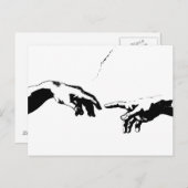 Gründung von Adam Postkarte (Vorne/Hinten)