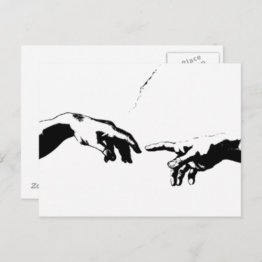 Gründung von Adam Postkarte (Vorne/Hinten)