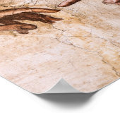 Gründung von Adam restauriert Michelangelo Poster (Ecke)