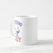 Gründung von Daddy George Washington Funny 4. Juli Kaffeetasse (Vorderseite Links)
