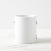 Gründung von Daddy George Washington Funny 4. Juli Kaffeetasse (Mittel)