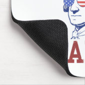 Gründung von Daddy George Washington Funny 4. Juli Mousepad (Ecke)