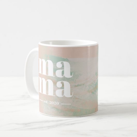 Gründung von Mama Kaffeetasse (Vorderseite Links)