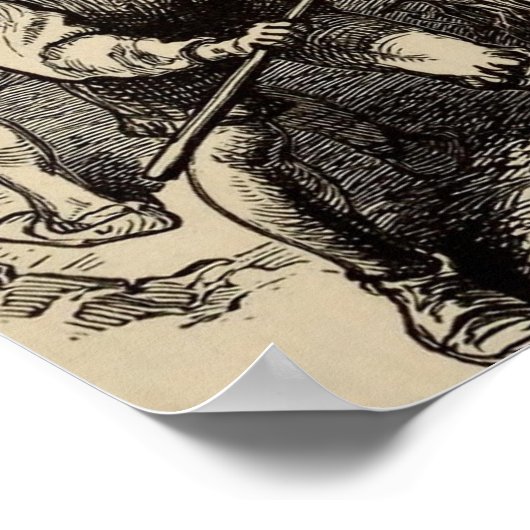 Gründung von St. Augustine Poster (Ecke)