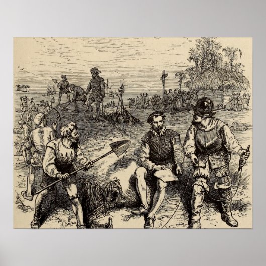 Gründung von St. Augustine Poster (Vorne)