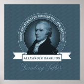 Gründung von Vater Alexander Hamilton Poster (Vorne)