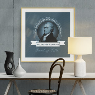 Gründung von Vater Alexander Hamilton Poster