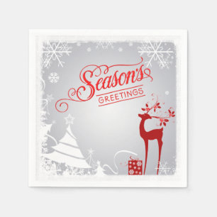 Gründungsbuch der Saison Napkins   Khalkboard Hirs Serviette