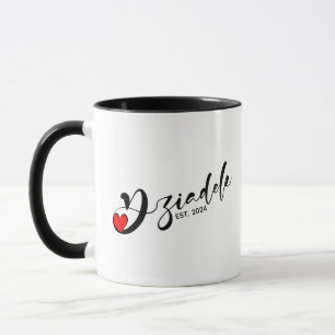 Gründungsjahr der polnischen Dziadek - Großvater Tasse