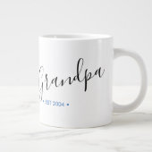 Gründungsjahr Personalisiert Jumbo-Tasse (Rechts)