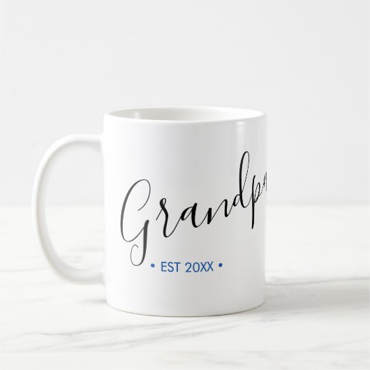 Gründungsjahr Personalisiert Kaffeetasse (Links)