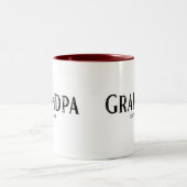 Gründungsjahr Zweifarbige Tasse (Mittel)