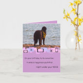 Gründungskarte für Neufundland Karte (Gelbe Blume)