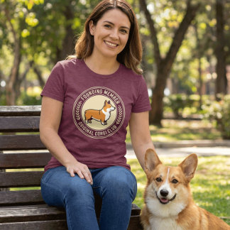 Gründungsmitglied des Original Corgi Clubs Funny Tri-Blend Shirt