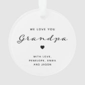 Gründungsmitglied | Foto Schwarz und Weiß Ornament (Rückseite)