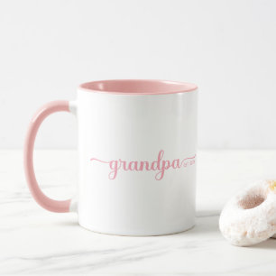 Gründungsmitglied   Zwei Tone Rosa und Weiß Tasse