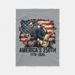 Gründungsvater Abe Lincoln spielt Gitarre 250. Fleecedecke