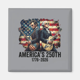Gründungsvater Abe Lincoln spielt Gitarre 250. Magnet
