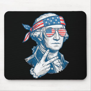Gründungsvater Deuces Lustig Vintage 4. Juli Mousepad