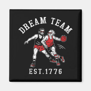 Gründungsväter Dream Team Basketball 1776 Tank T Magnet